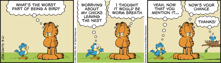 Garfield, September 21, 2024