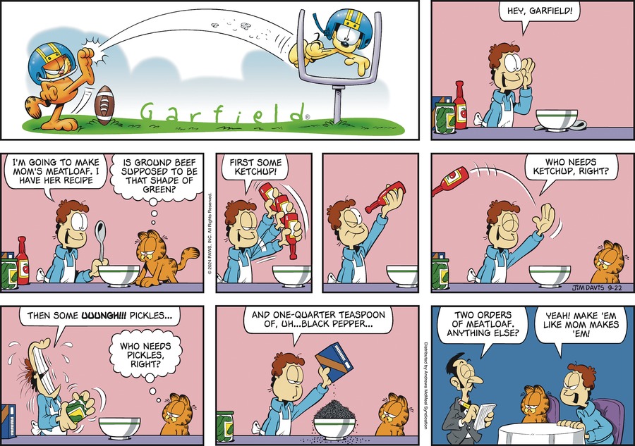 Garfield, September 22, 2024