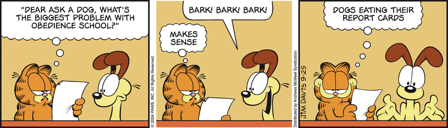 Garfield, September 25, 2024
