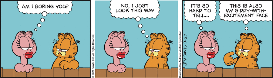Garfield, September 27, 2024