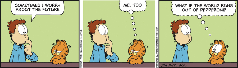 Garfield, September 28, 2024
