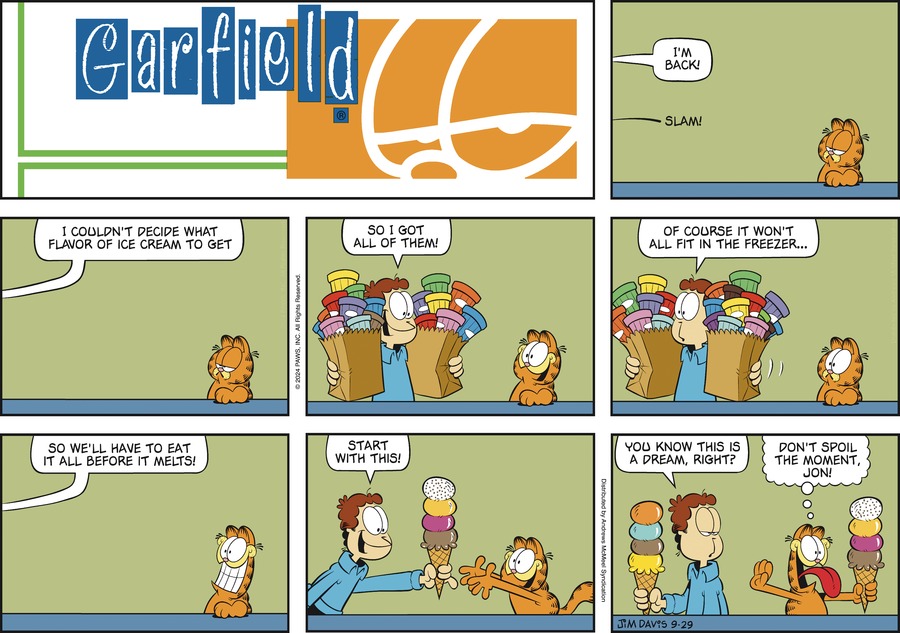 Garfield, September 29, 2024
