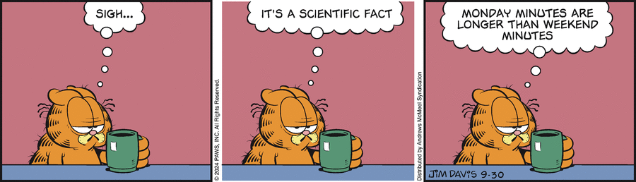 Garfield, September 30, 2024
