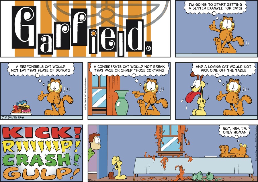 Garfield, October 6, 2024