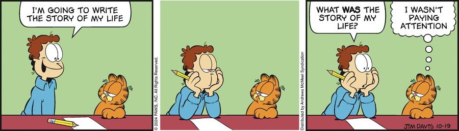 Garfield, October 19, 2024