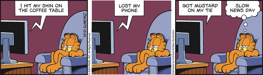 Garfield, October 24, 2024