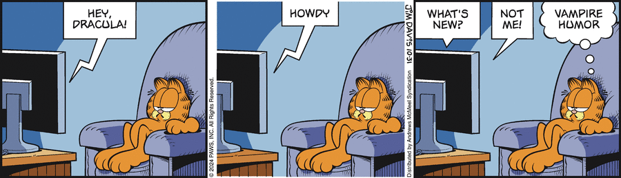 Garfield, October 31, 2024