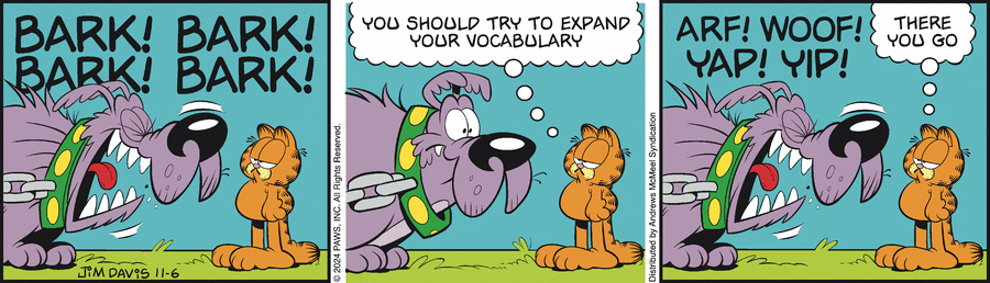 Garfield, November 6, 2024