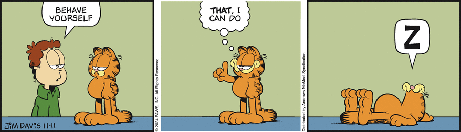Garfield, November 11, 2024