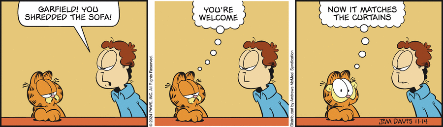 Garfield, November 14, 2024