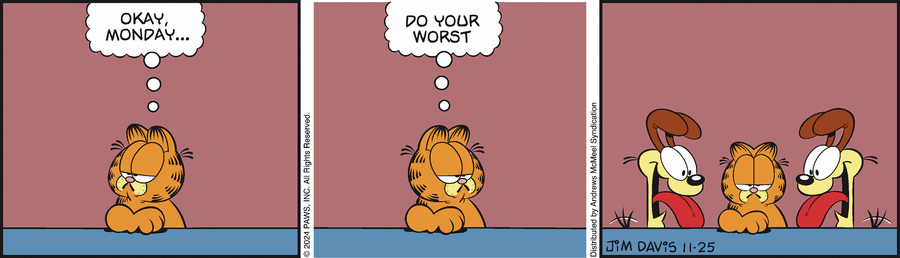 Garfield, November 25, 2024