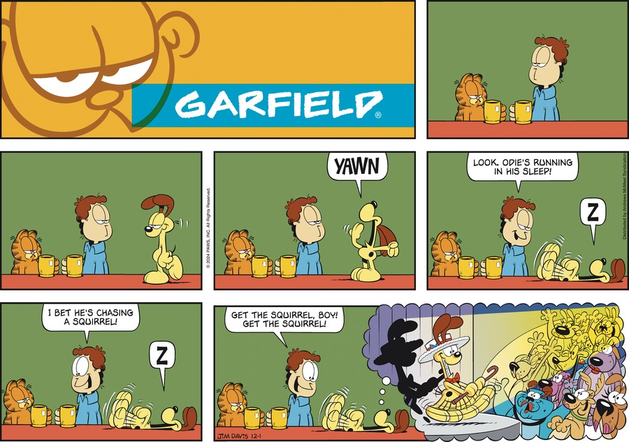 Garfield, December 1, 2024