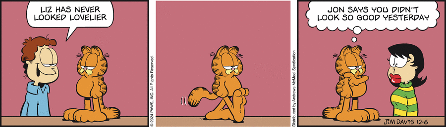 Garfield, December 6, 2024