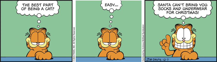 Garfield, December 7, 2024