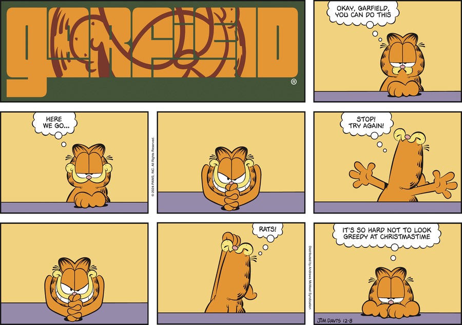 Garfield, December 8, 2024