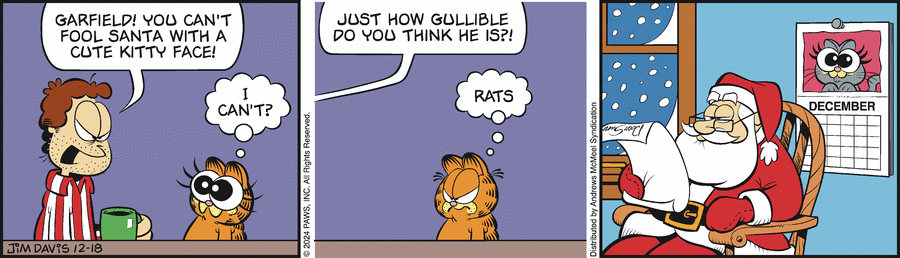 Garfield, December 18, 2024