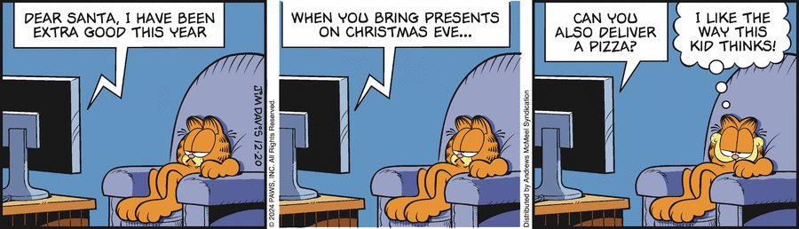 Garfield, December 20, 2024