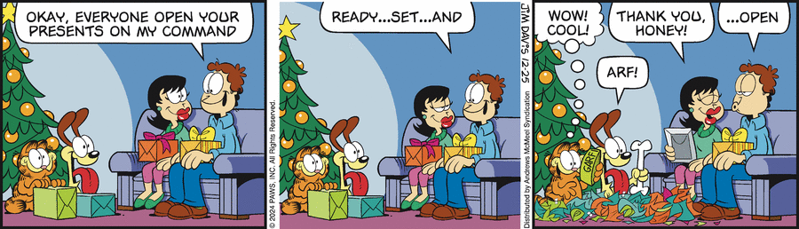 Garfield, December 25, 2024