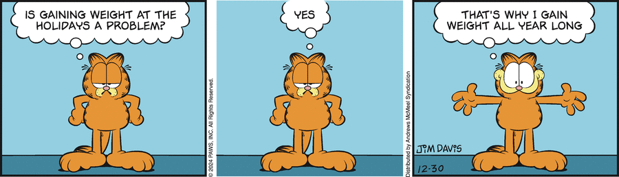 Garfield, December 30, 2024