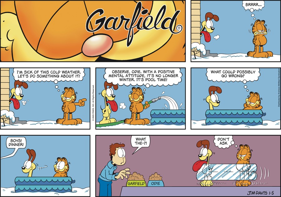 Garfield, January 5, 2025