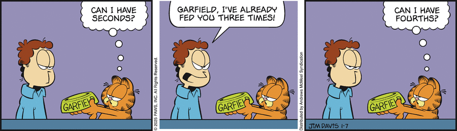 Garfield, January 7, 2025