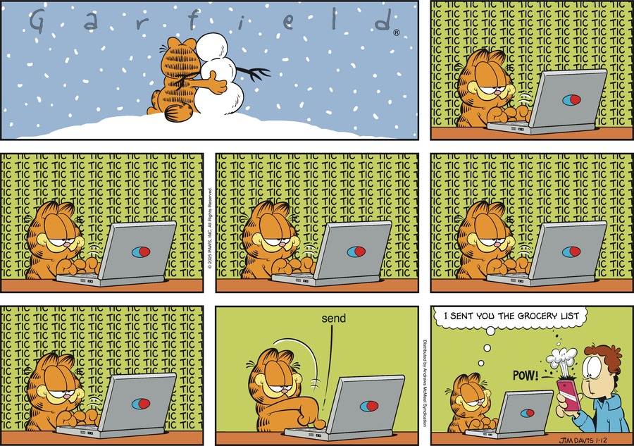 Garfield, January 12, 2025