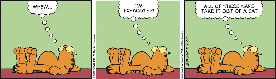 Garfield, January 20, 2025