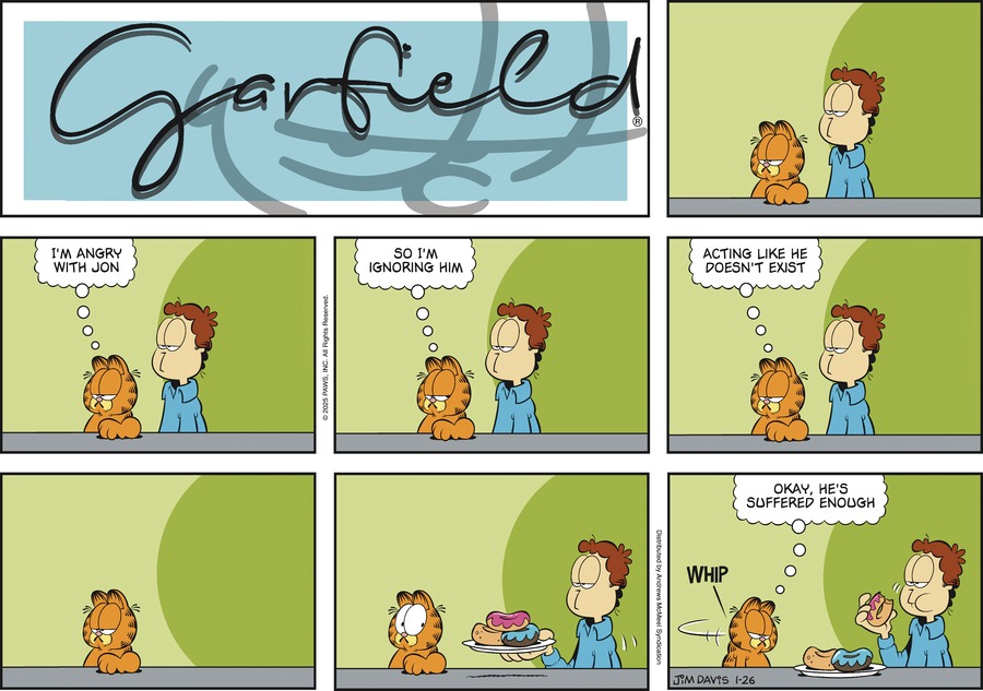 Garfield, January 26, 2025
