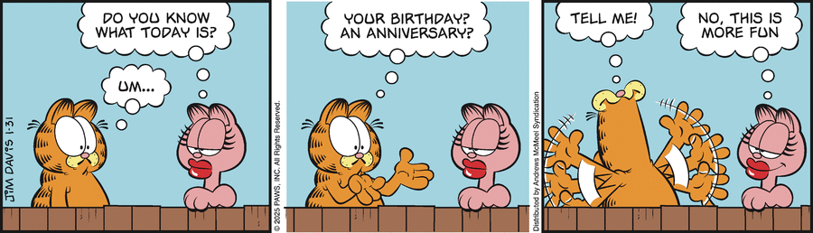 Garfield, January 31, 2025
