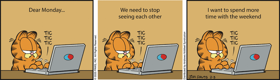 Garfield, February 3, 2025