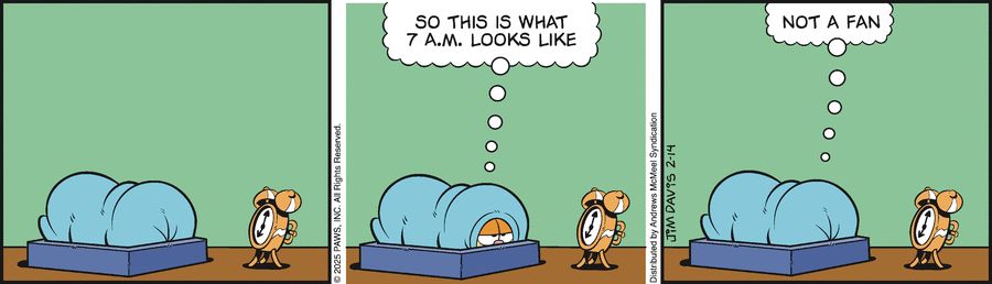 Garfield, February 14, 2025