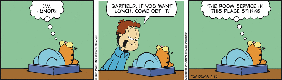 Garfield, February 17, 2025