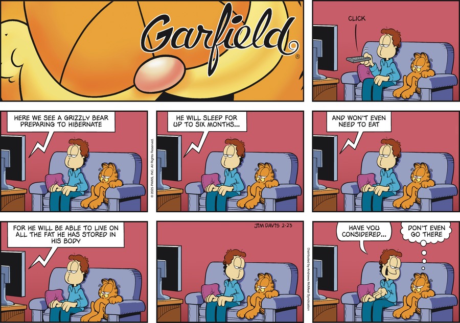 Garfield, February 23, 2025