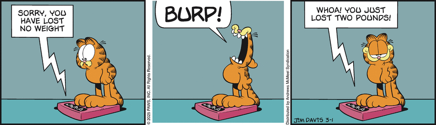Garfield, March 1, 2025