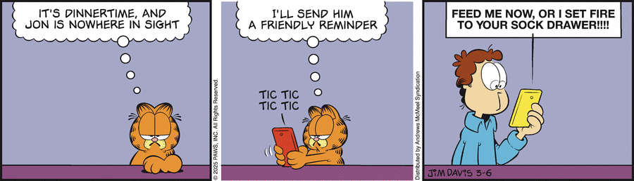 Garfield, March 6, 2025