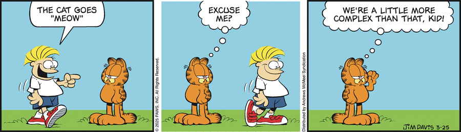 Garfield, March 25, 2025