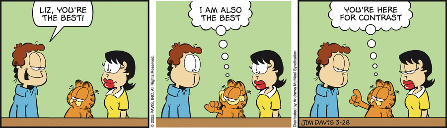 Garfield, March 28, 2025