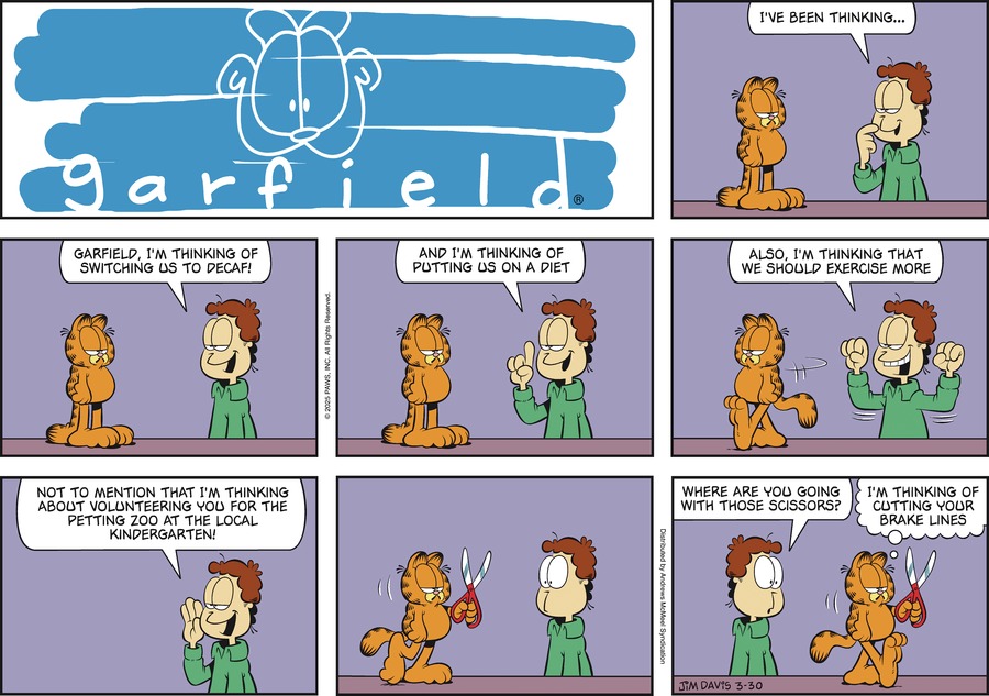 Garfield, March 30, 2025