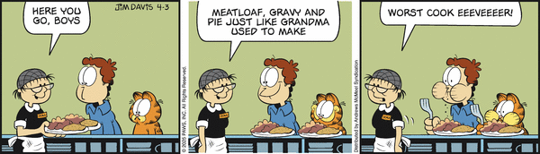 Garfield, April 3, 2025