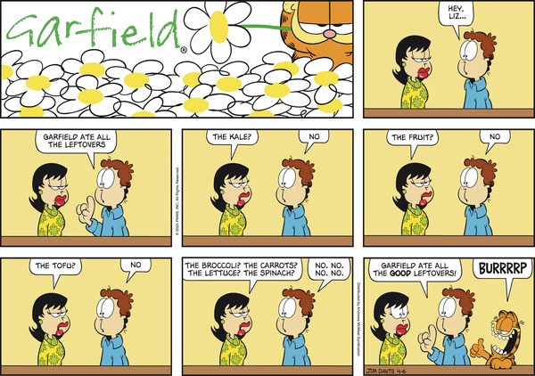 Garfield, April 6, 2025