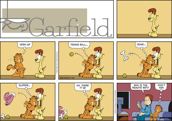 Garfield, April 20, 2025