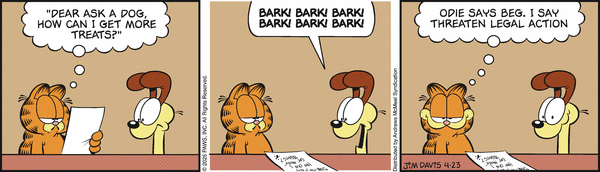 Garfield, April 23, 2025