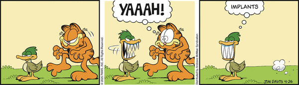Garfield, April 26, 2025