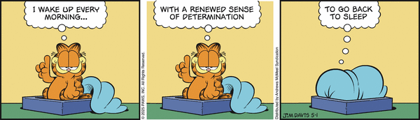 Garfield, May 1, 2025
