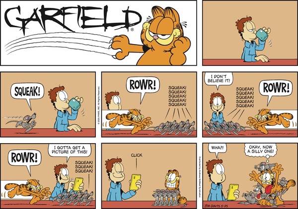Garfield, May 25, 2025