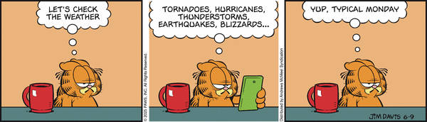 Garfield, June 9, 2025