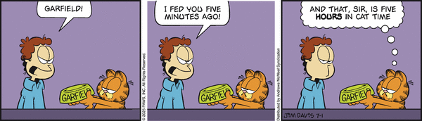Garfield, July 1, 2025