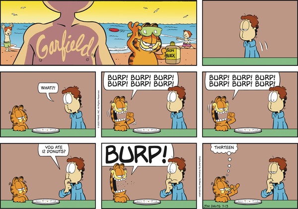 Garfield, July 13, 2025