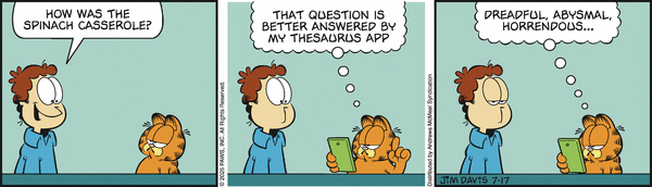 Garfield, July 17, 2025