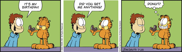 Garfield, July 28, 2025